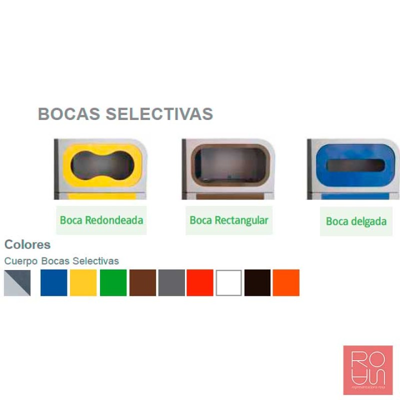 Paperera de reciclatge exterior Brussel·les 120 L - Edició especial